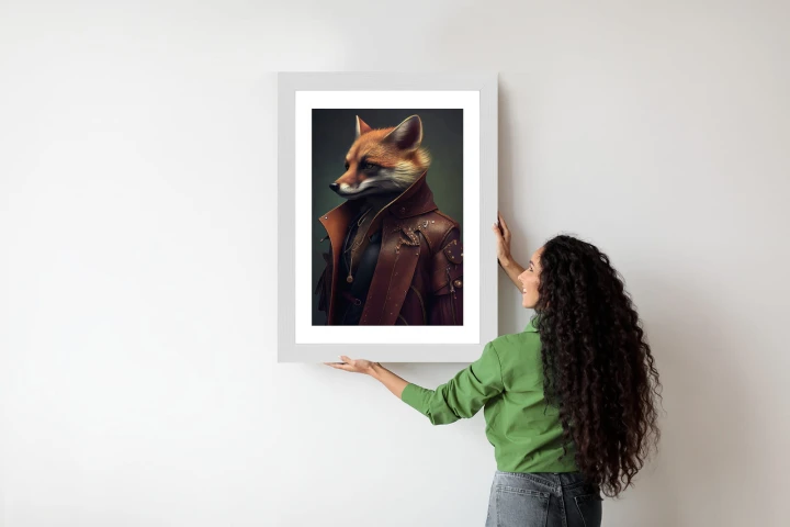 Plakat Lis W Stroju Fantasy