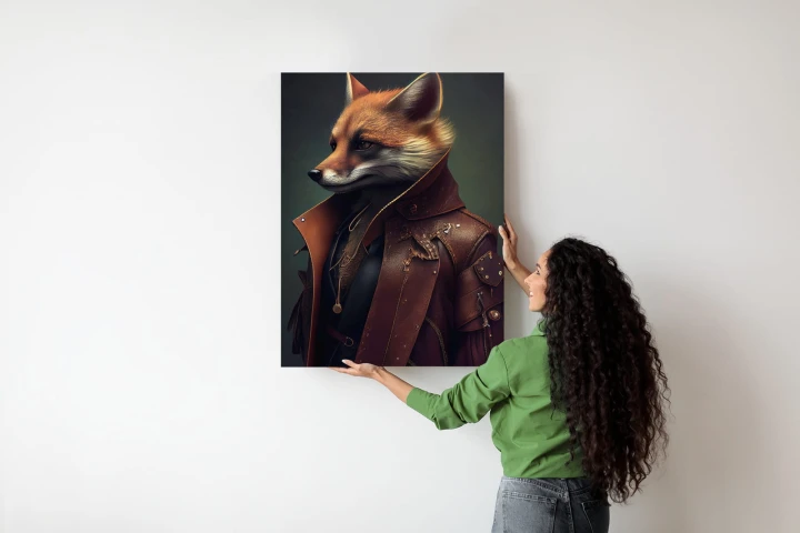 Plakat Lis W Stroju Fantasy