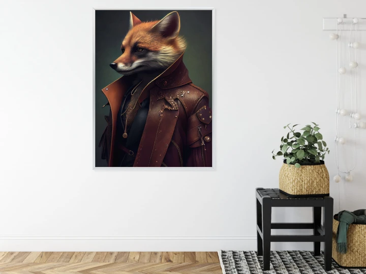 Plakat Lis W Stroju Fantasy