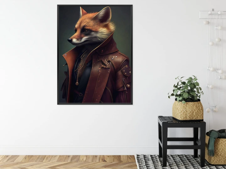 Plakat Lis W Stroju Fantasy