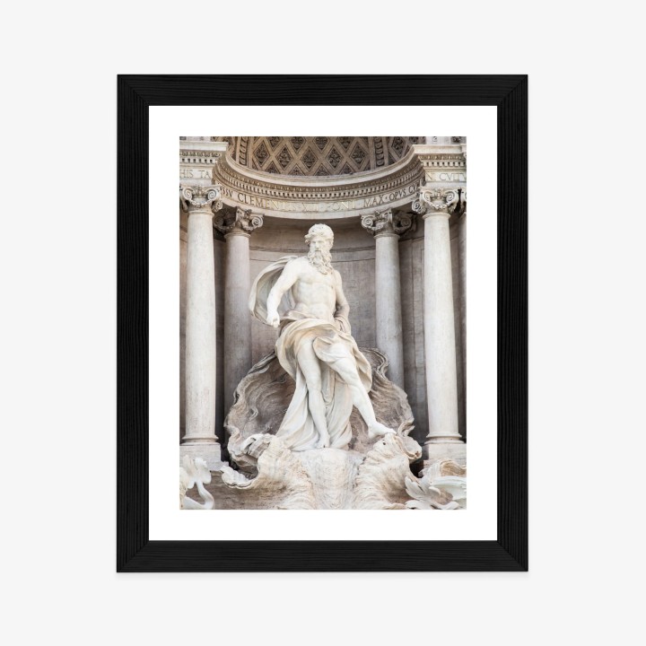 Plakat Architektura Najpiękniejszej Fontanny Di Trevi W Rzymie