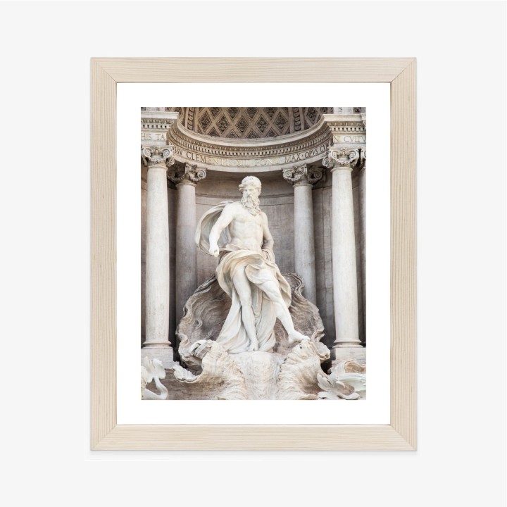Plakat Architektura Najpiękniejszej Fontanny Di Trevi W Rzymie