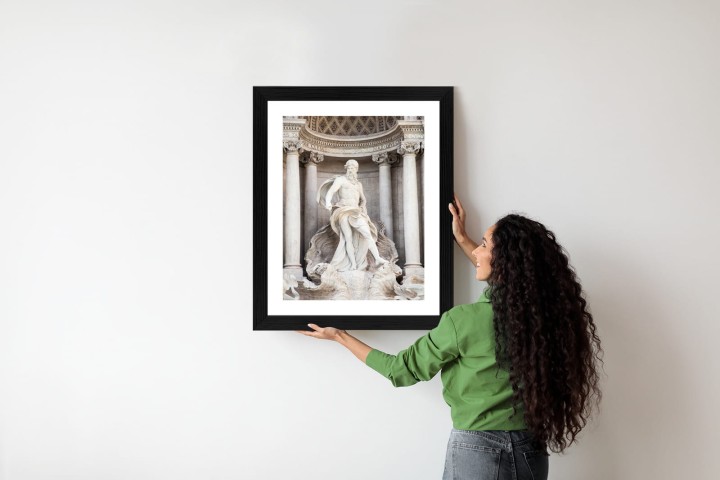 Plakat Architektura Najpiękniejszej Fontanny Di Trevi W Rzymie