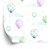 Tapeta Pastelowe Balony Na Tle Gwiazd