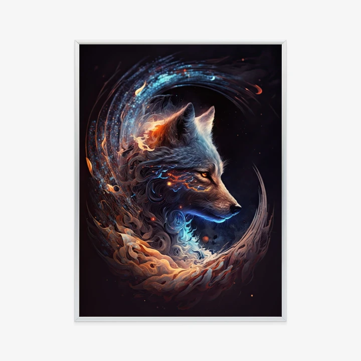Plakat Wilk W Ciemnościach