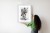 Plakat Majestatyczny Wilk Na Białym Tle