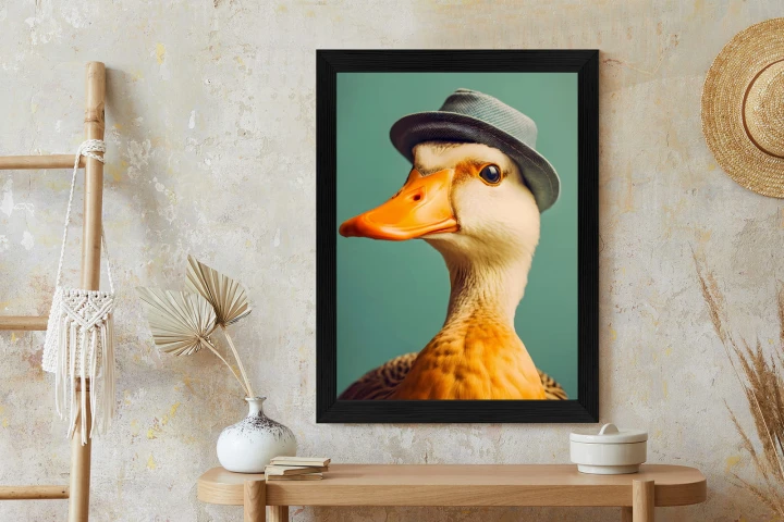 Plakat Kaczka Z Kapeluszem