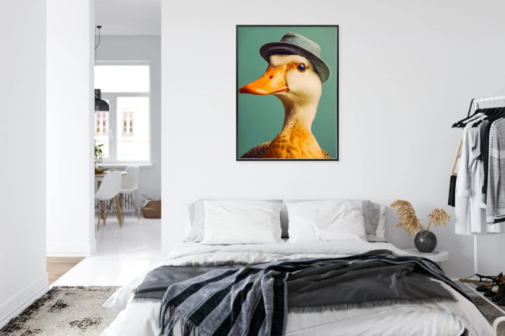 Plakat Kaczka Z Kapeluszem