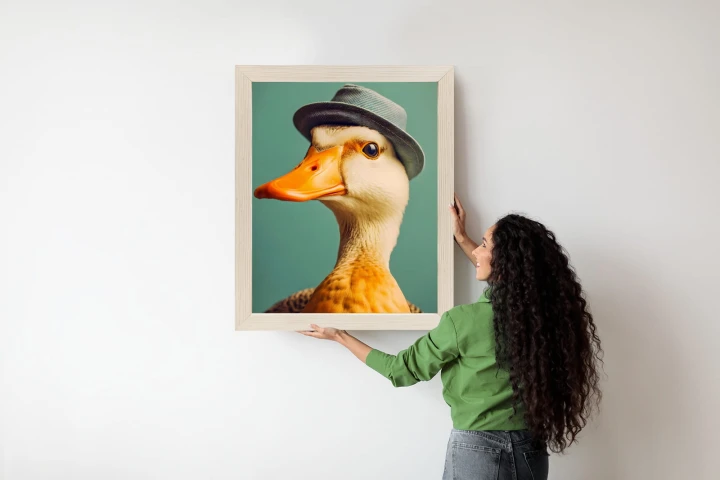 Plakat Kaczka Z Kapeluszem