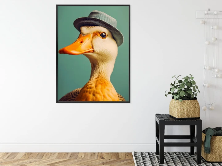 Plakat Kaczka Z Kapeluszem