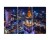 Obraz Wieloczęściowy Warszawska Panorama Nocą