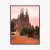 Plakat La Sagrada Familia Podczas Zachodu Słońca