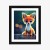 Plakat Tiny Cute Adorable Fox In An Autumn Oak Forest, Intricate Details. Cartoon Big Eyed Close Up Portrait. Soft Cinematic Lighting, Animation Style Character, Anime Style, 3D