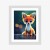Plakat Tiny Cute Adorable Fox In An Autumn Oak Forest, Intricate Details. Cartoon Big Eyed Close Up Portrait. Soft Cinematic Lighting, Animation Style Character, Anime Style, 3D