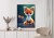 Plakat Tiny Cute Adorable Fox In An Autumn Oak Forest, Intricate Details. Cartoon Big Eyed Close Up Portrait. Soft Cinematic Lighting, Animation Style Character, Anime Style, 3D