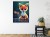 Plakat Tiny Cute Adorable Fox In An Autumn Oak Forest, Intricate Details. Cartoon Big Eyed Close Up Portrait. Soft Cinematic Lighting, Animation Style Character, Anime Style, 3D
