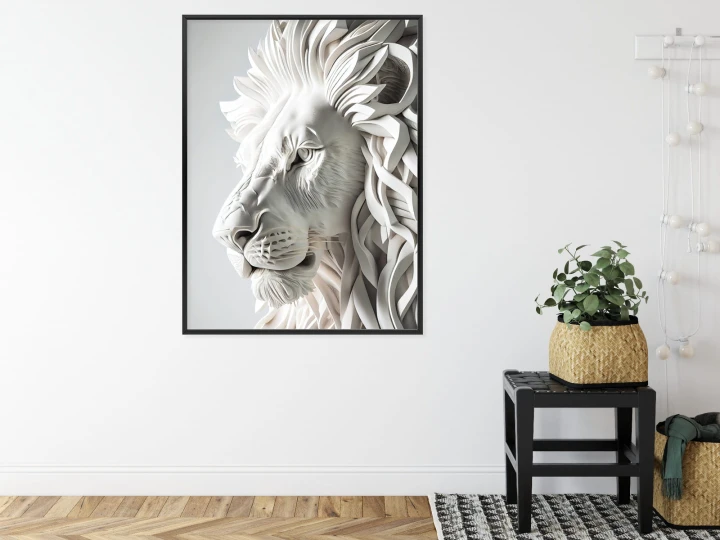 Plakat Rzeźba Białego Lwa