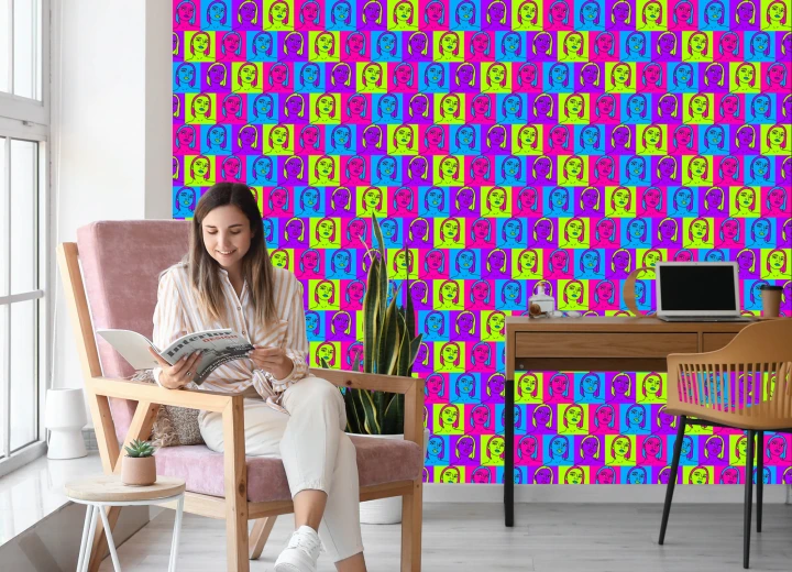 Tapeta Portrety W Stylu Pop-Art