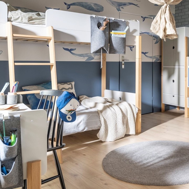 łóżko piętrowe rozkładane