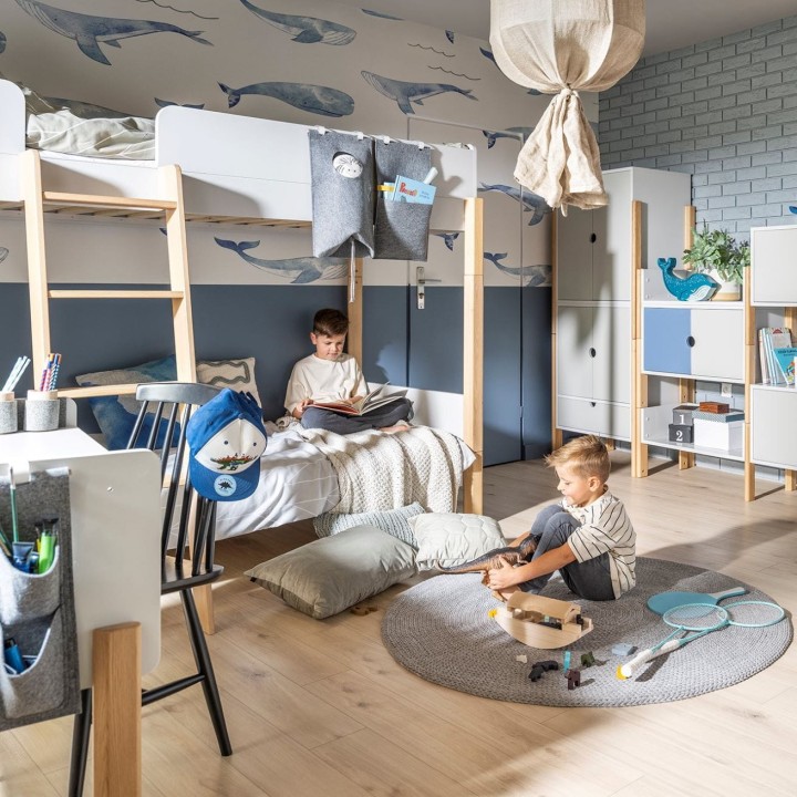 łóżko piętrowe rozkładane