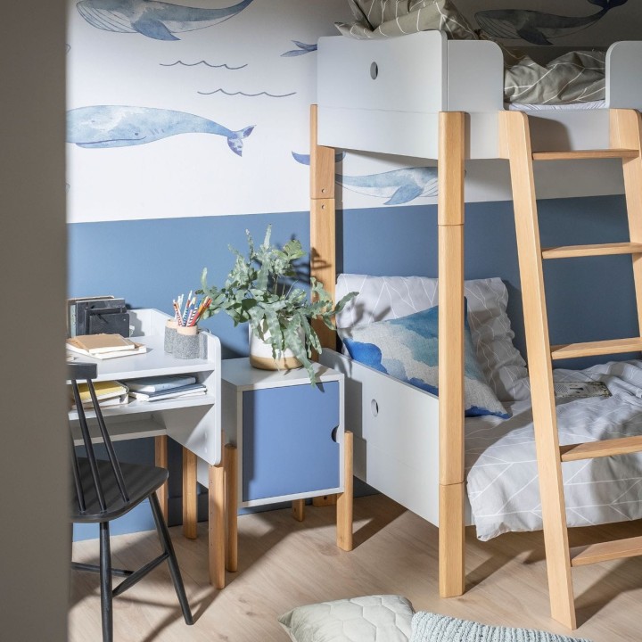 łóżko piętrowe rozkładane