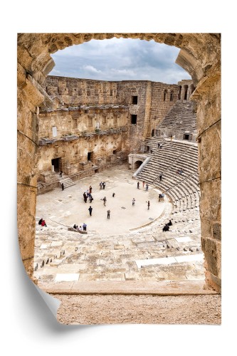 Plakat Architektura Starożytnej Świątyni