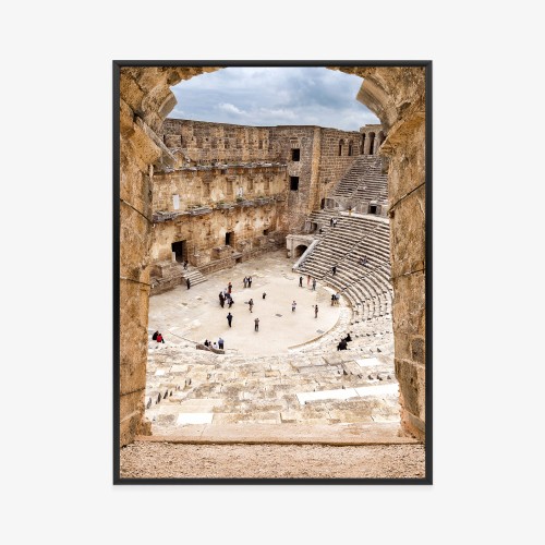 Plakat Architektura Starożytnej Świątyni