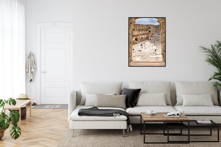 Plakat Architektura Starożytnej Świątyni