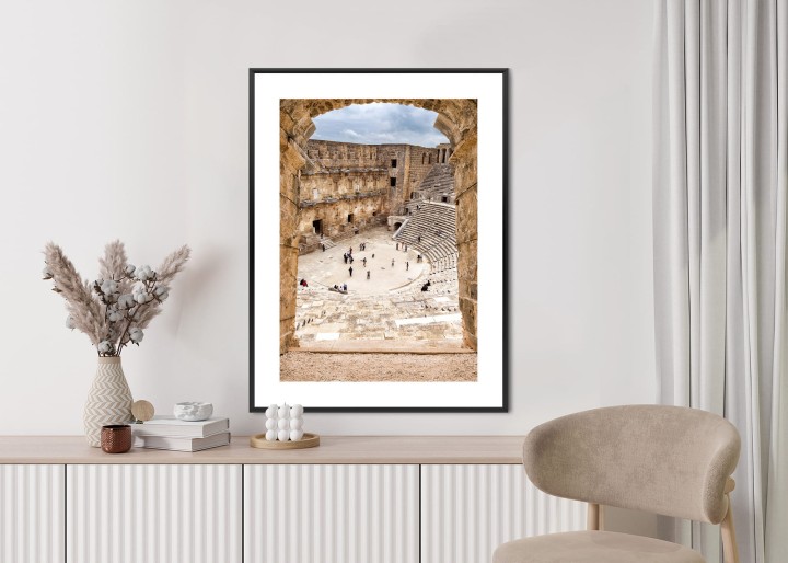 Plakat Architektura Starożytnej Świątyni