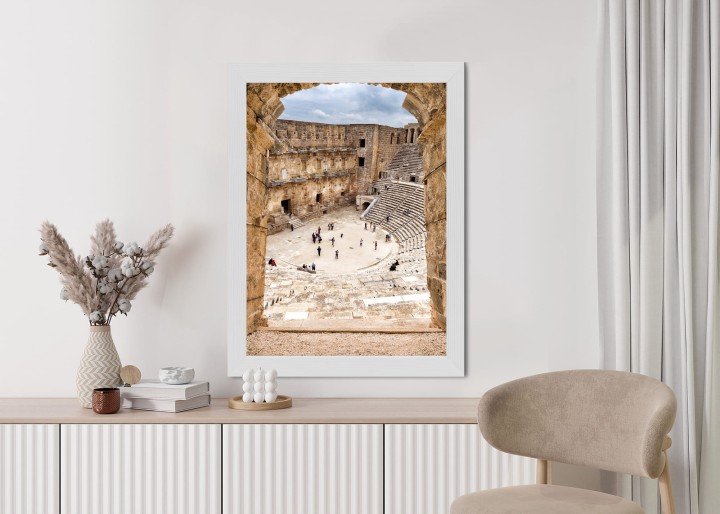 Plakat Architektura Starożytnej Świątyni
