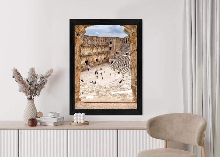 Plakat Architektura Starożytnej Świątyni