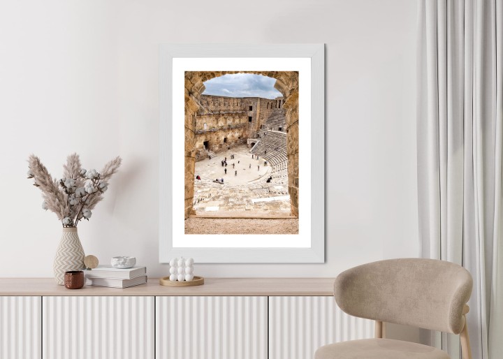 Plakat Architektura Starożytnej Świątyni