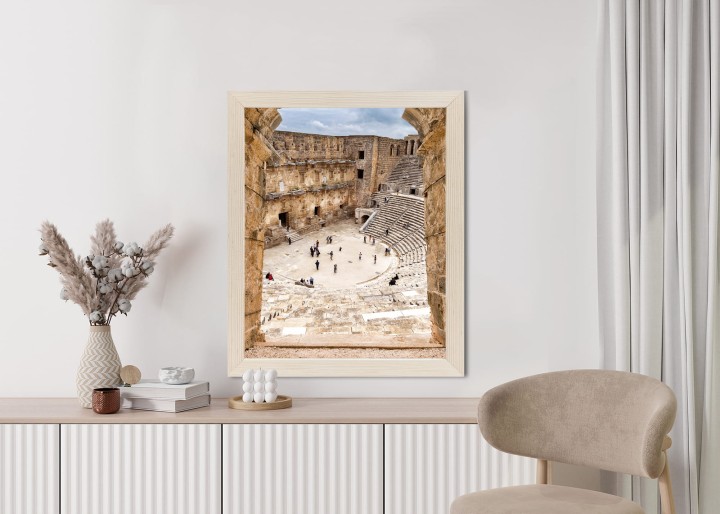 Plakat Architektura Starożytnej Świątyni