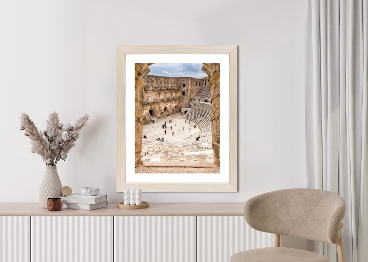 Plakat Architektura Starożytnej Świątyni