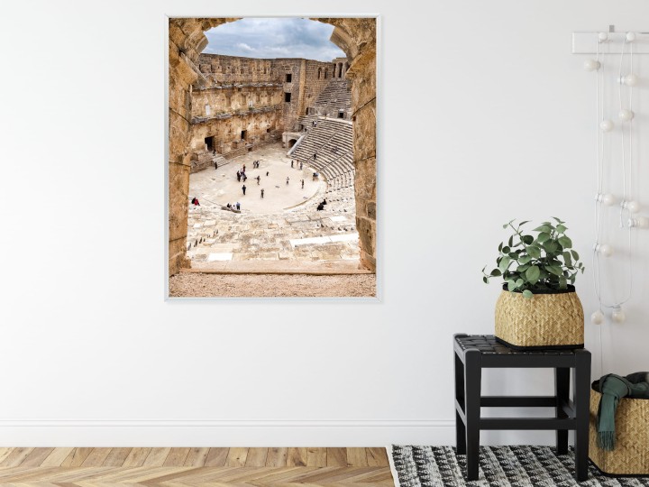 Plakat Architektura Starożytnej Świątyni