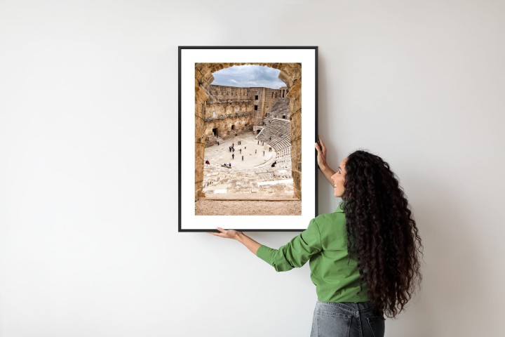Plakat Architektura Starożytnej Świątyni