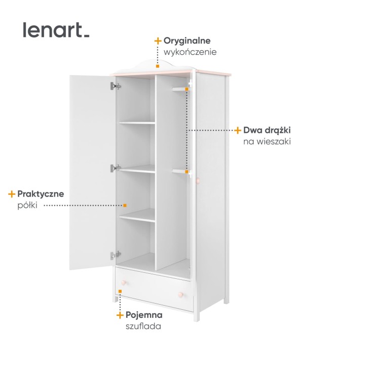 szafa dla dziewczynek