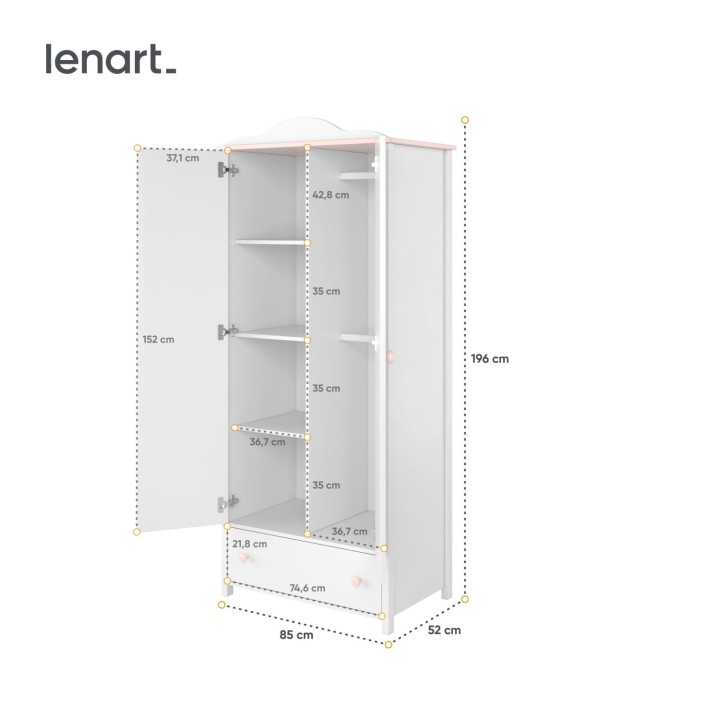 szafa dla dziewczynek