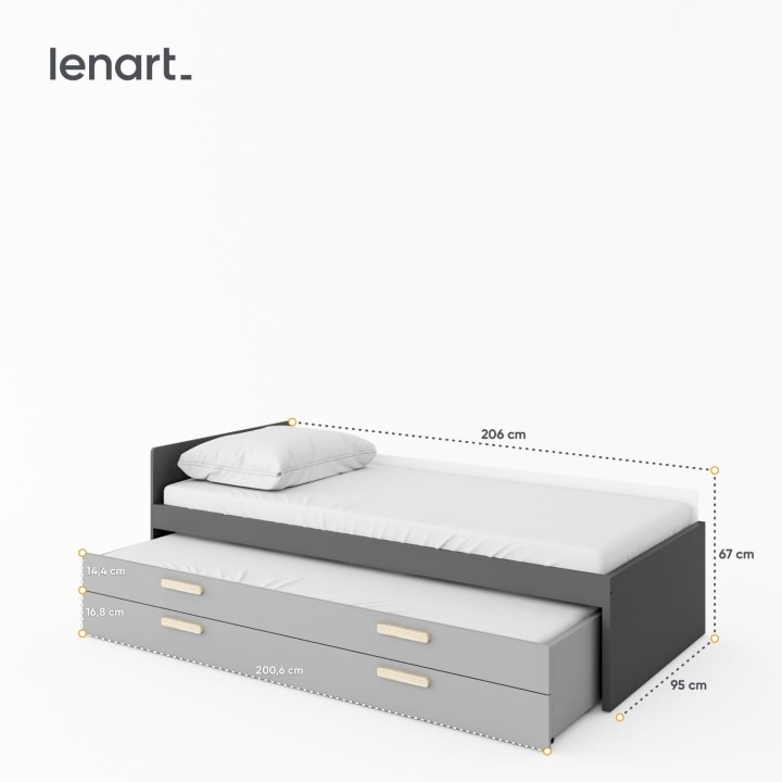 szuflada z materacem