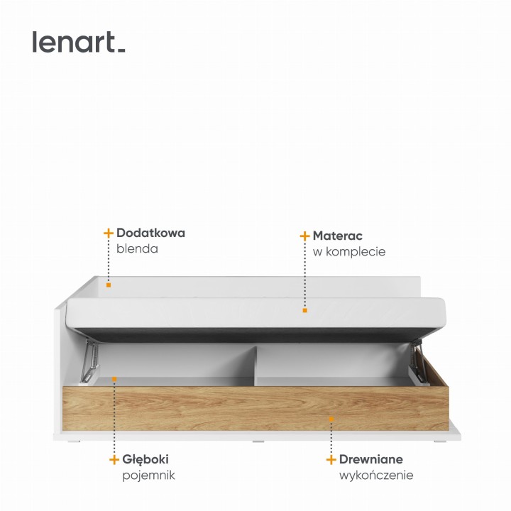 tapczan młodzieżowy