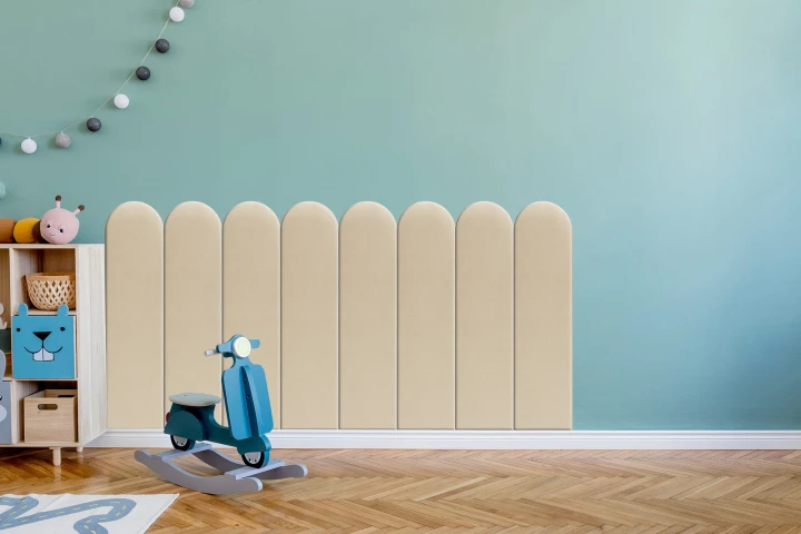 Panel Tapicerowany Kremowy 20cm